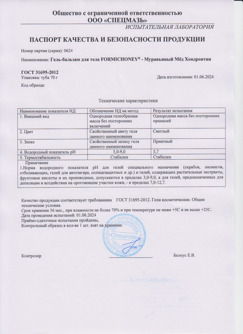 Паспорт №062024